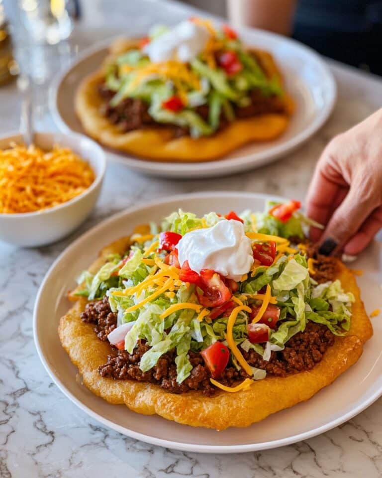 Navajo Taco with Fry Bread Recipe