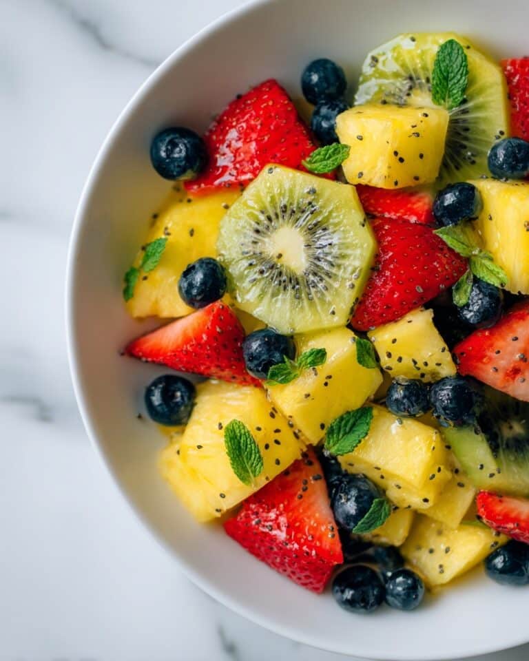 Tropical Fruit Melange with Honey Lime Bliss: A Refreshing Delight Recipe