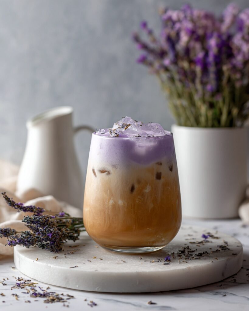 Iced Lavender Cream Chai (Starbucks Copycat) Recipe