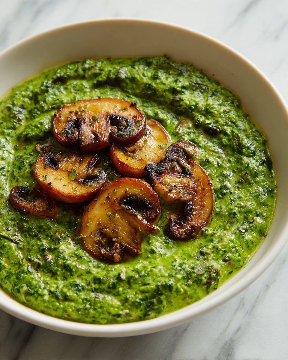 Spinach and Mushroom Curry Recipe