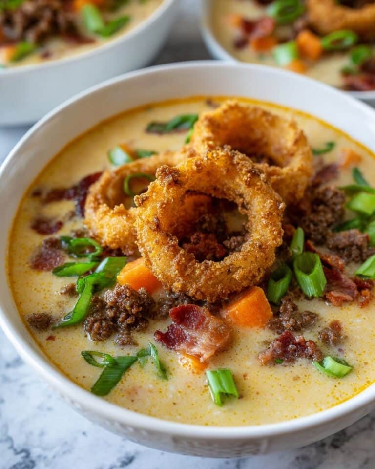 Easy Cheeseburger Soup Recipe