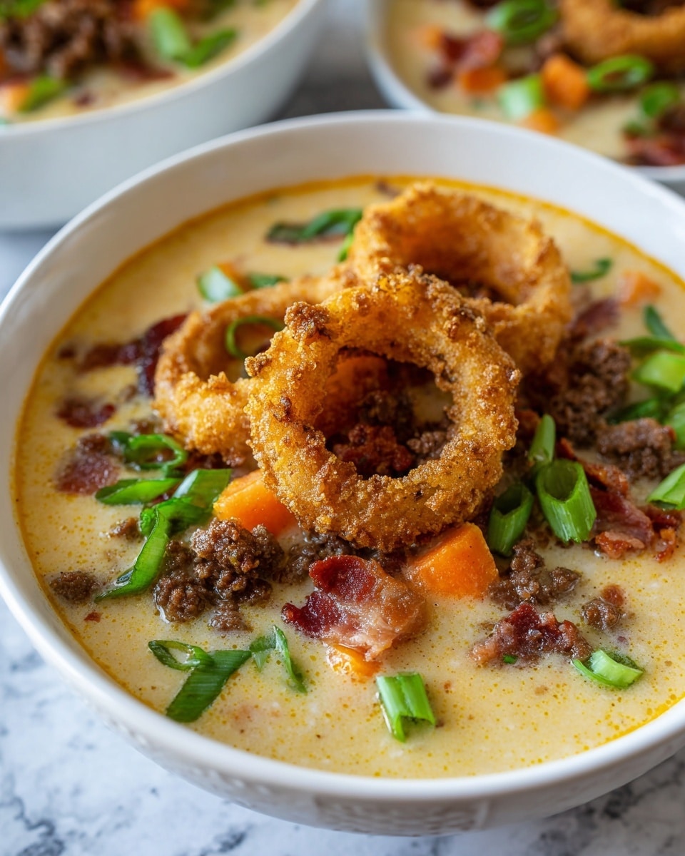 Easy Cheeseburger Soup Recipe