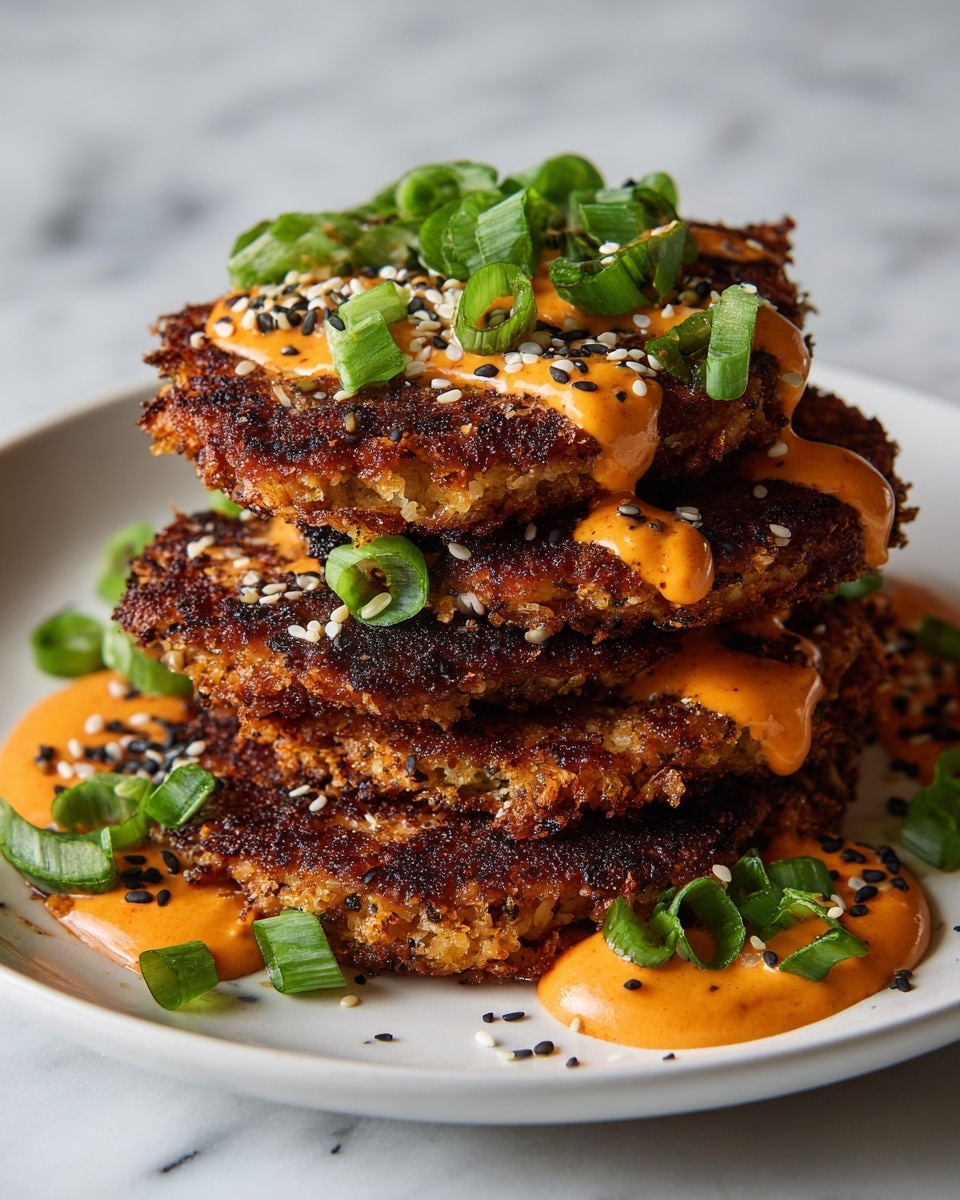 Asian Tuna Cakes with Spicy Sriracha Aioli Recipe