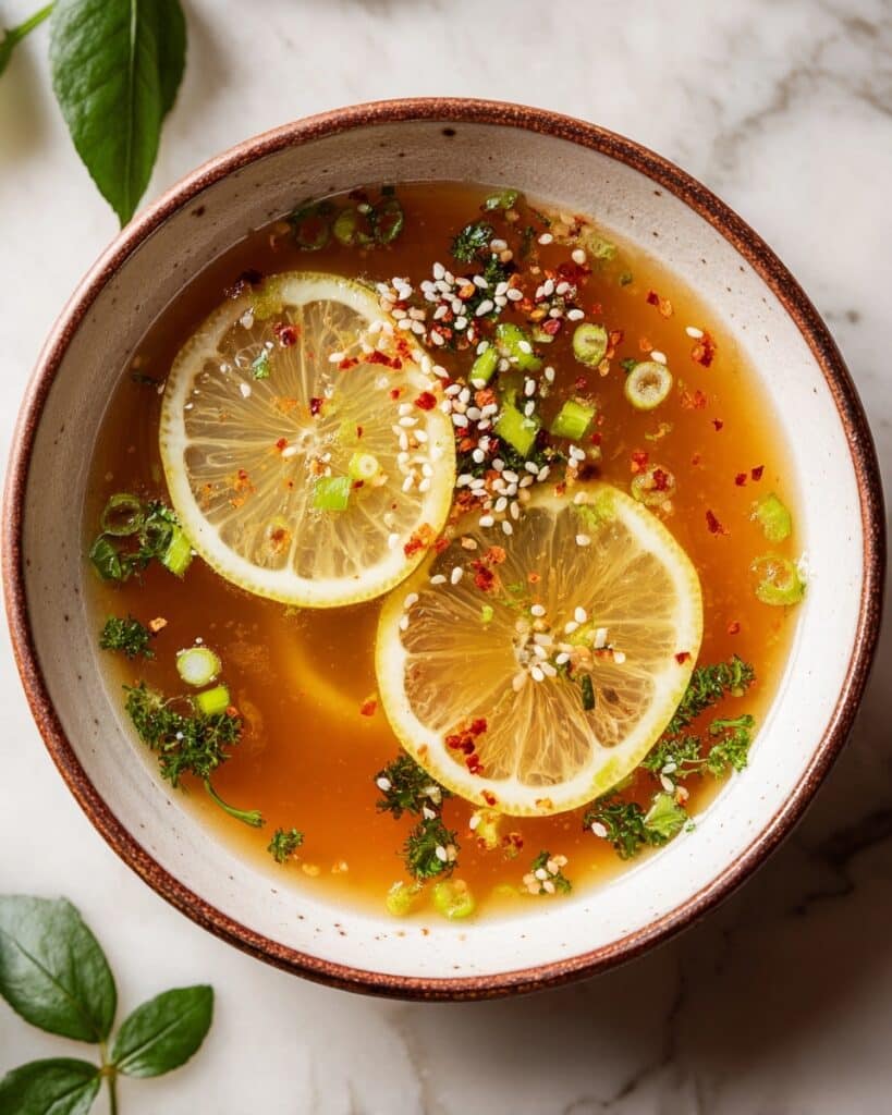 Miso-Ginger Lemon Detox Broth Recipe