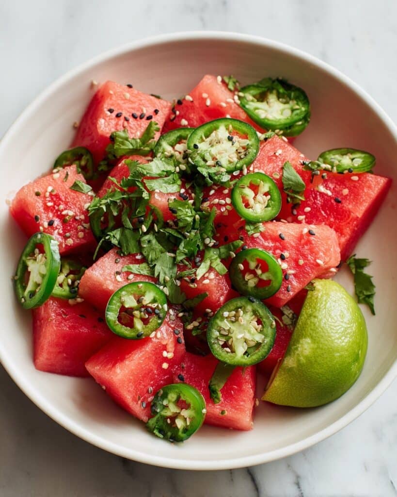 Spicy Watermelon Salad: A Refreshing Twist on Summer Fun Recipe