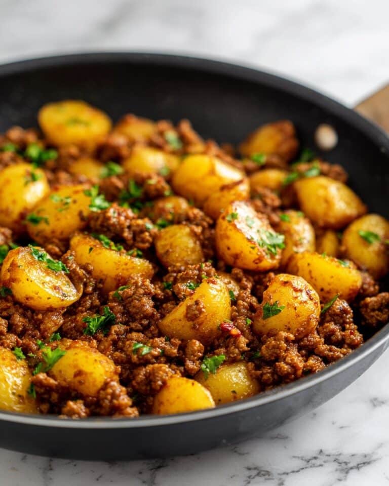Savory Ground Beef with Potatoes – A Cozy One-Pan Wonder Recipe