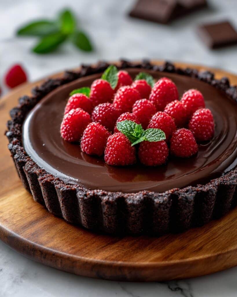 Indulgent Valentine’s No Bake Chocolate Tart to Impress Recipe