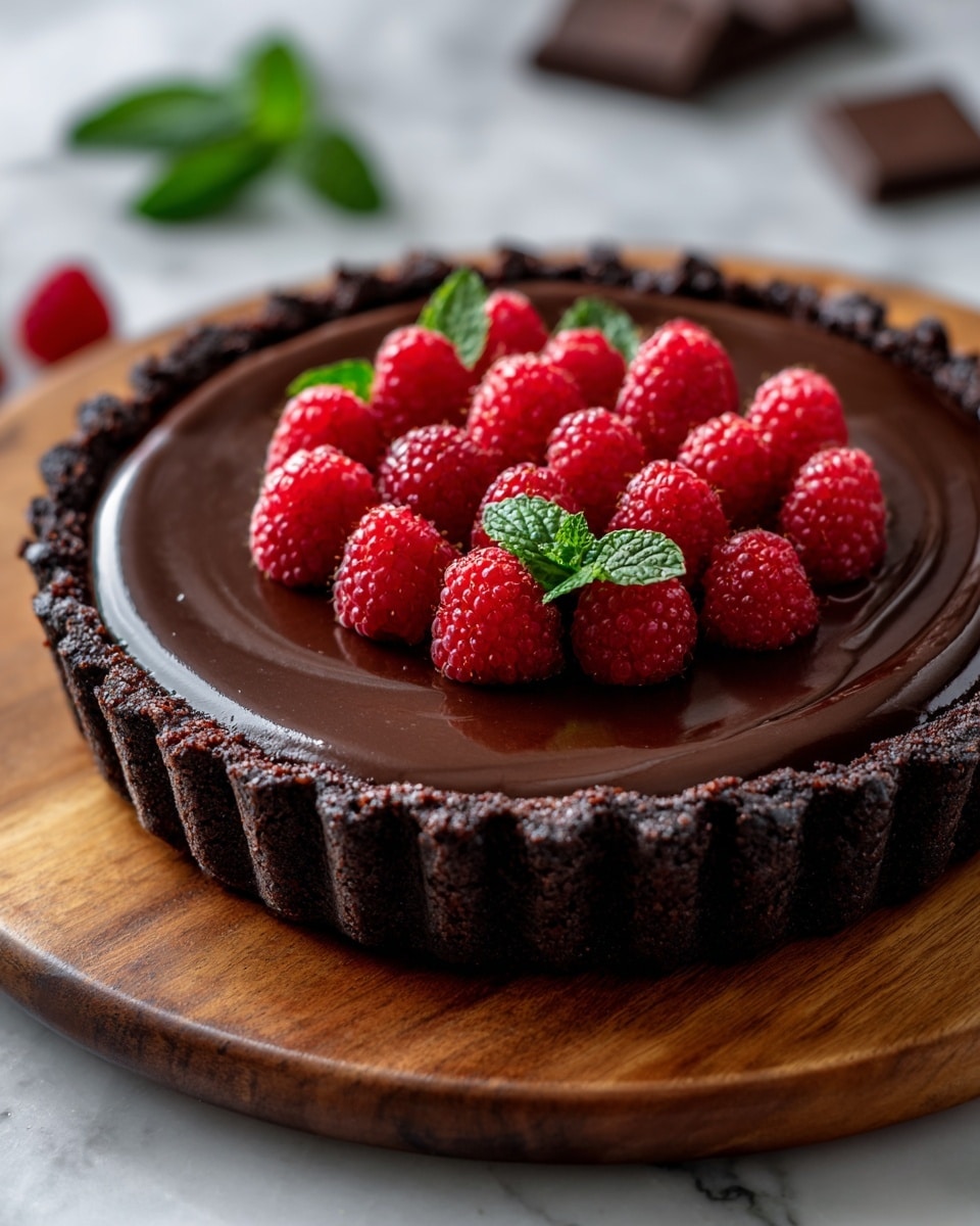 Indulgent Valentine’s No Bake Chocolate Tart to Impress Recipe