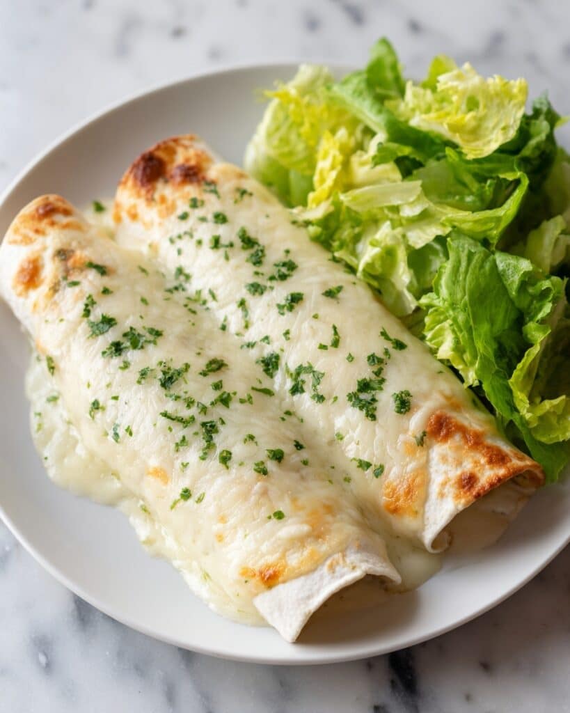 White Rotisserie Chicken Enchiladas Recipe