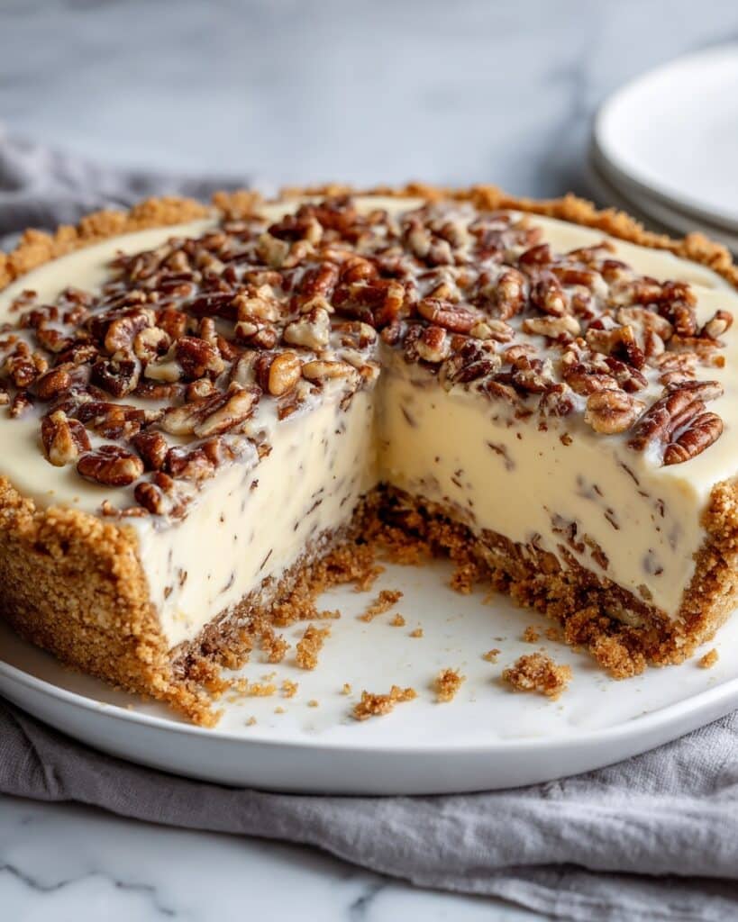 Dreamy Pecan Cream Pie with Toasted Pecans Recipe