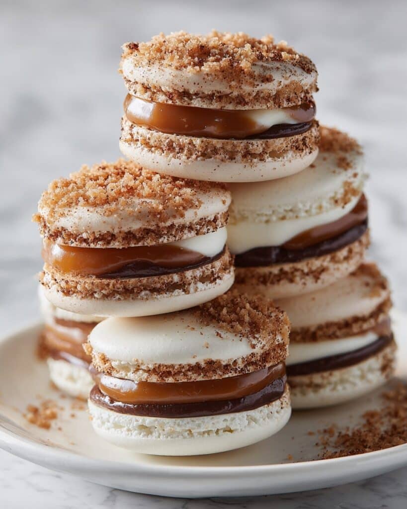 Okie Butter Macarons with Cookie Butter Filling Recipe