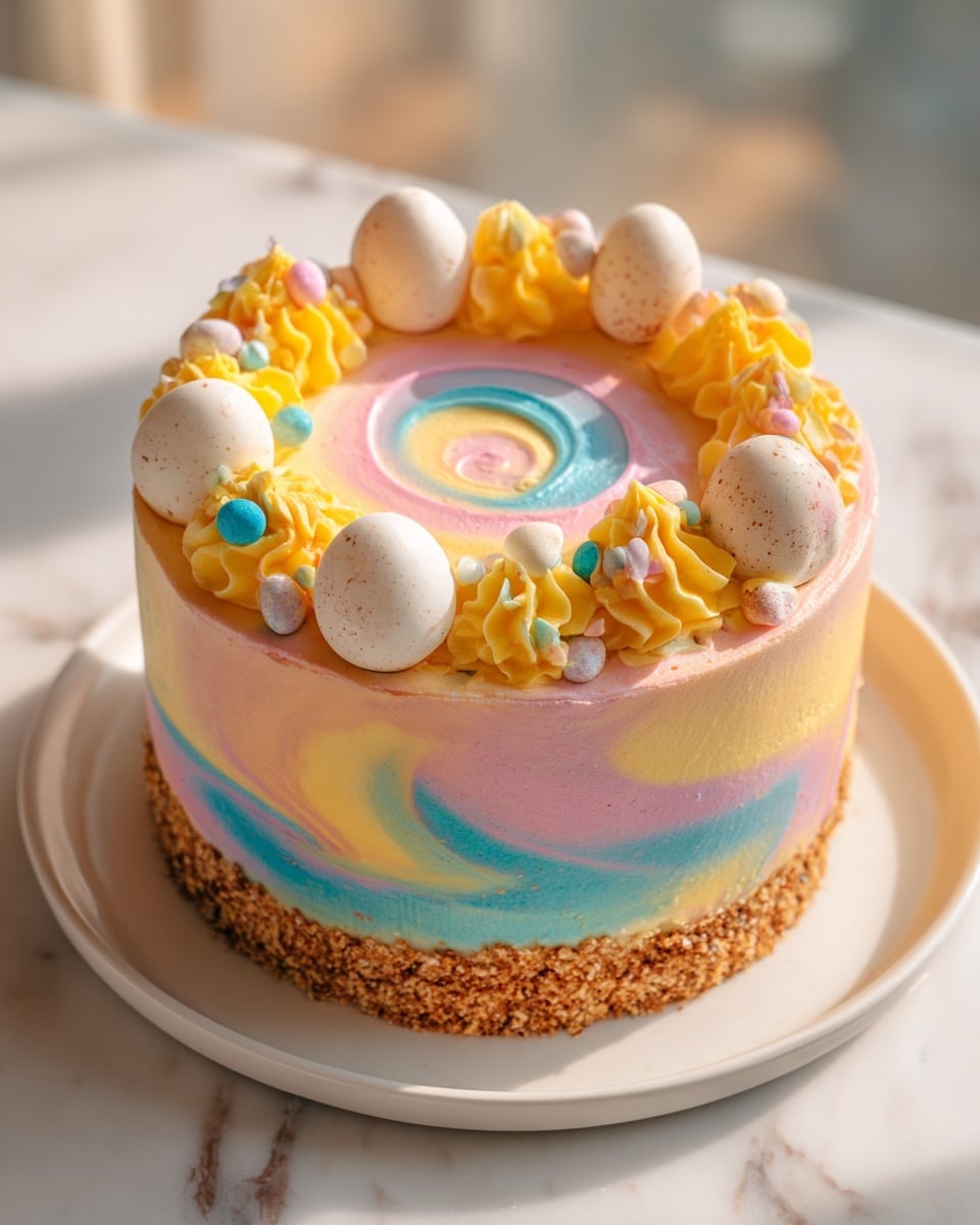 Easy Easter No-Bake Cheesecake Recipe