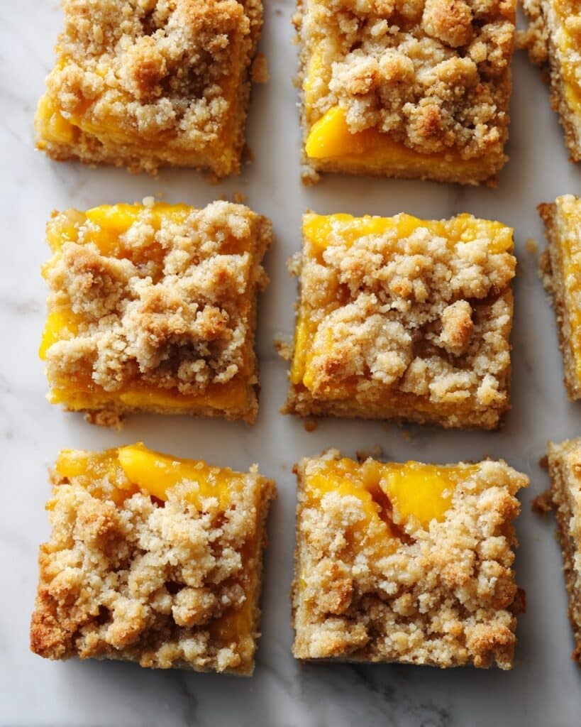 Peaches and Cream Bars Recipe