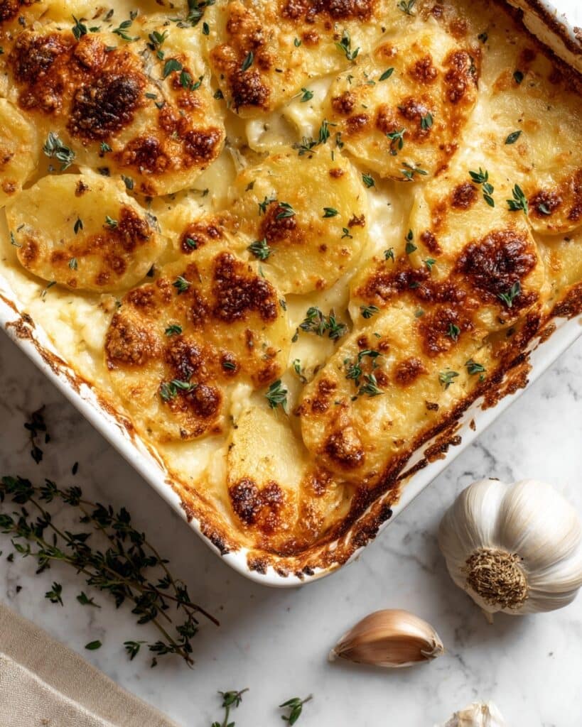 Garlic Scalloped Potatoes Recipe