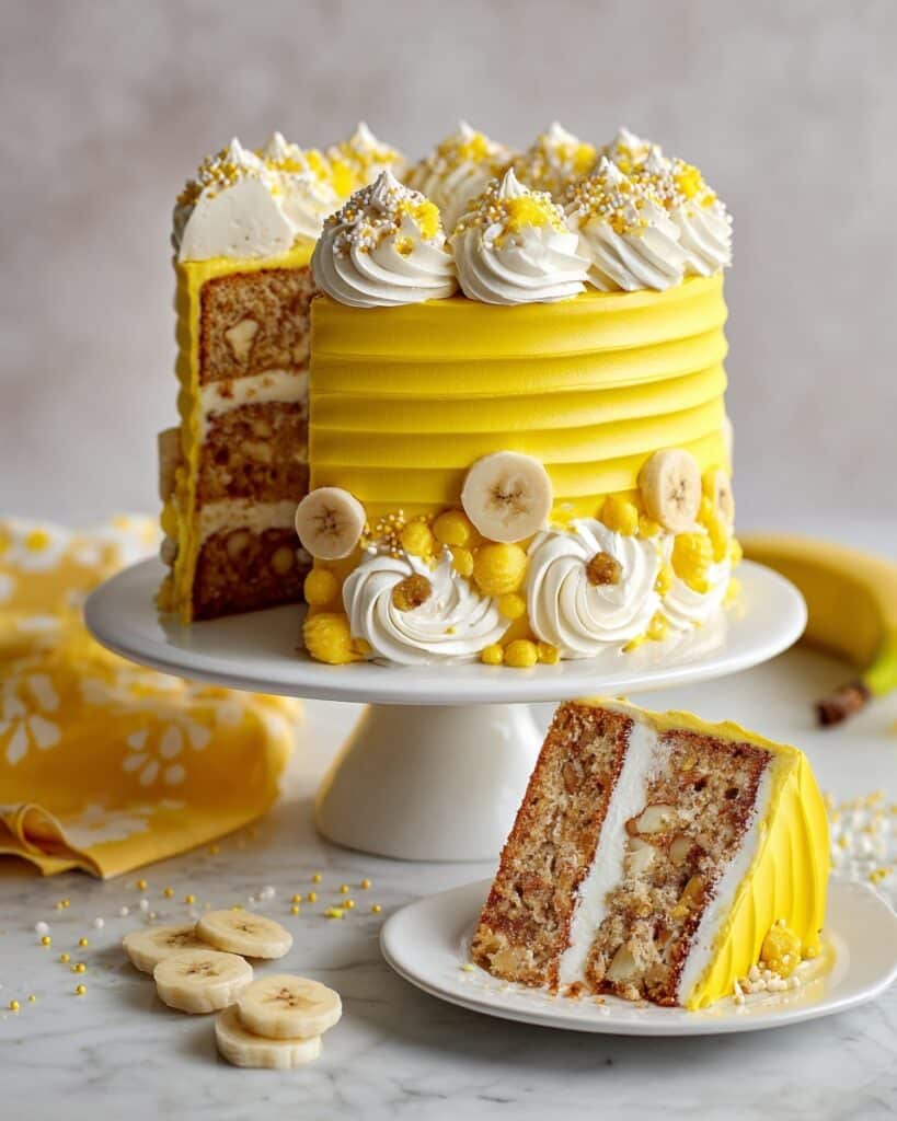 Banana Pudding Layer Cake Recipe