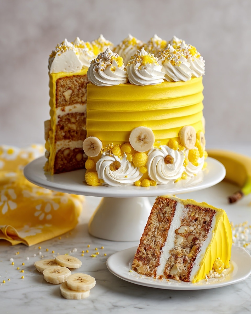 Banana Pudding Layer Cake Recipe