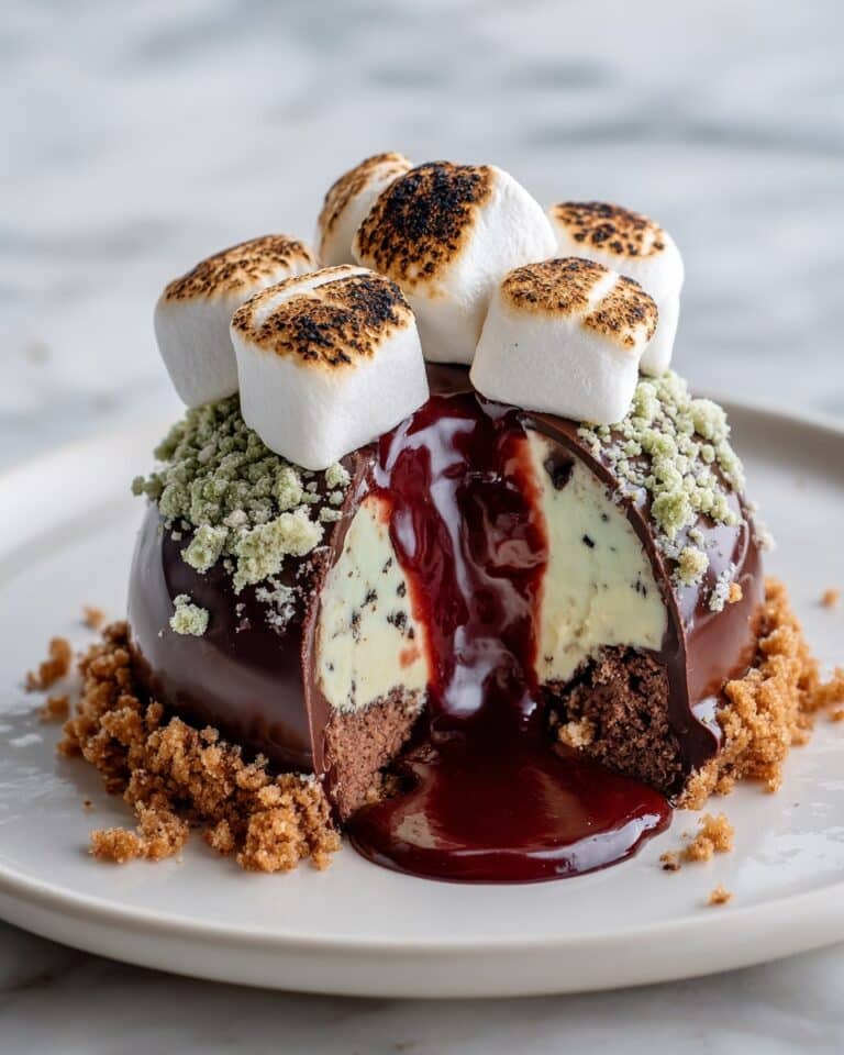 Chocolate Shell “Crack” Dessert Recipe